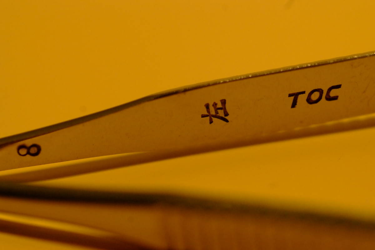 G６ 眼科 マイクロ角膜剪刀ファインブレード TOC 左の画像2