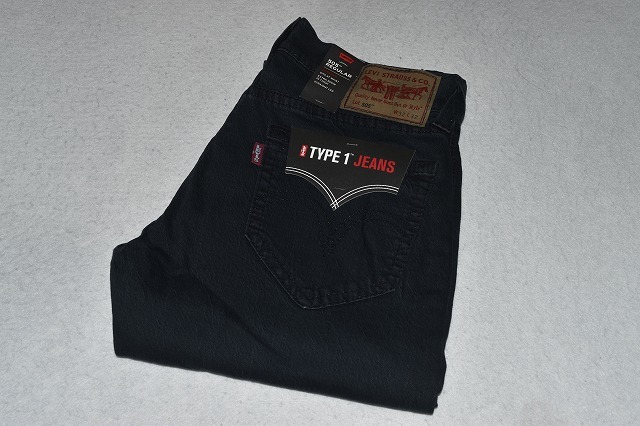 LEVIS PREMIUM 505 TYPE1 レギュラー ストレート ストレッチ ジーンズ　W32　L32　ブラック_画像1