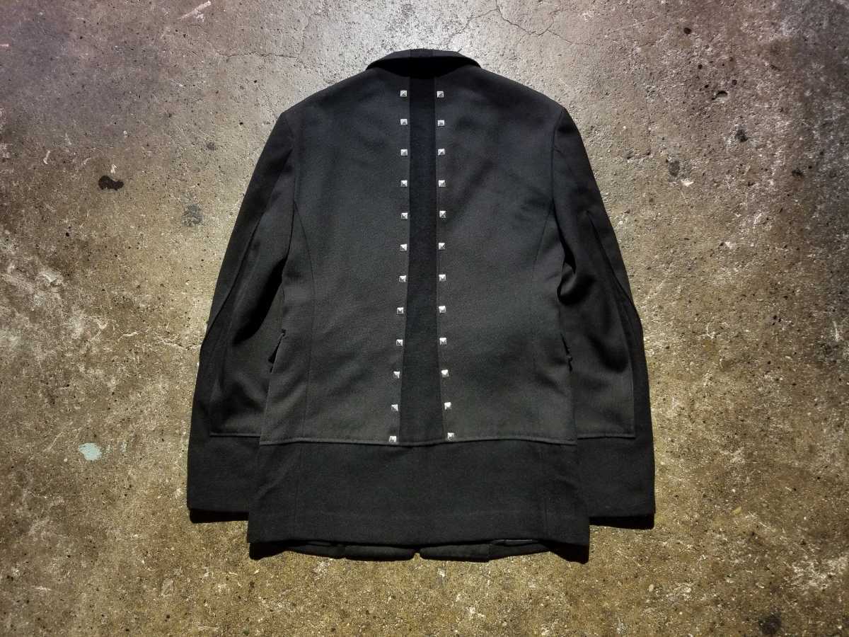 COMME des GARCONS HOMME PLUS 00AW センターピラミッドスタッズジャケット 2000AW AD2000 コムデギャルソンオムプリュス ドッキングロック