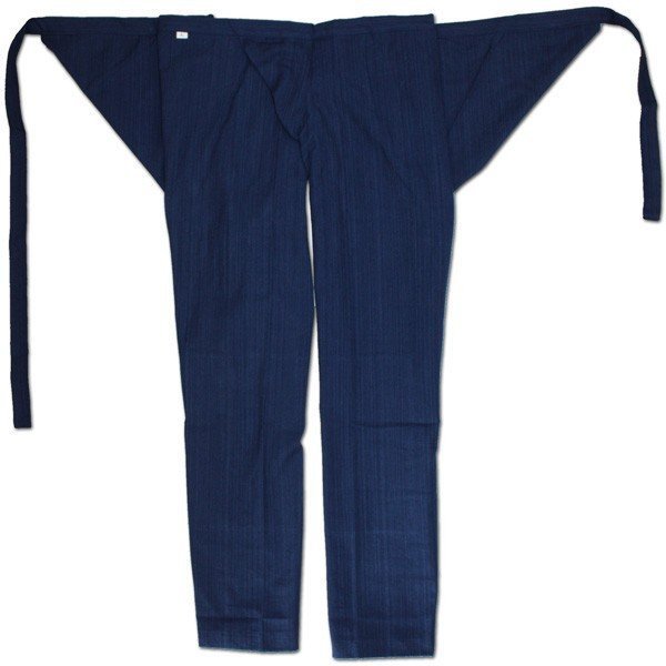 o festival supplies festival old ... long underwear Indigo dyeing large height length 