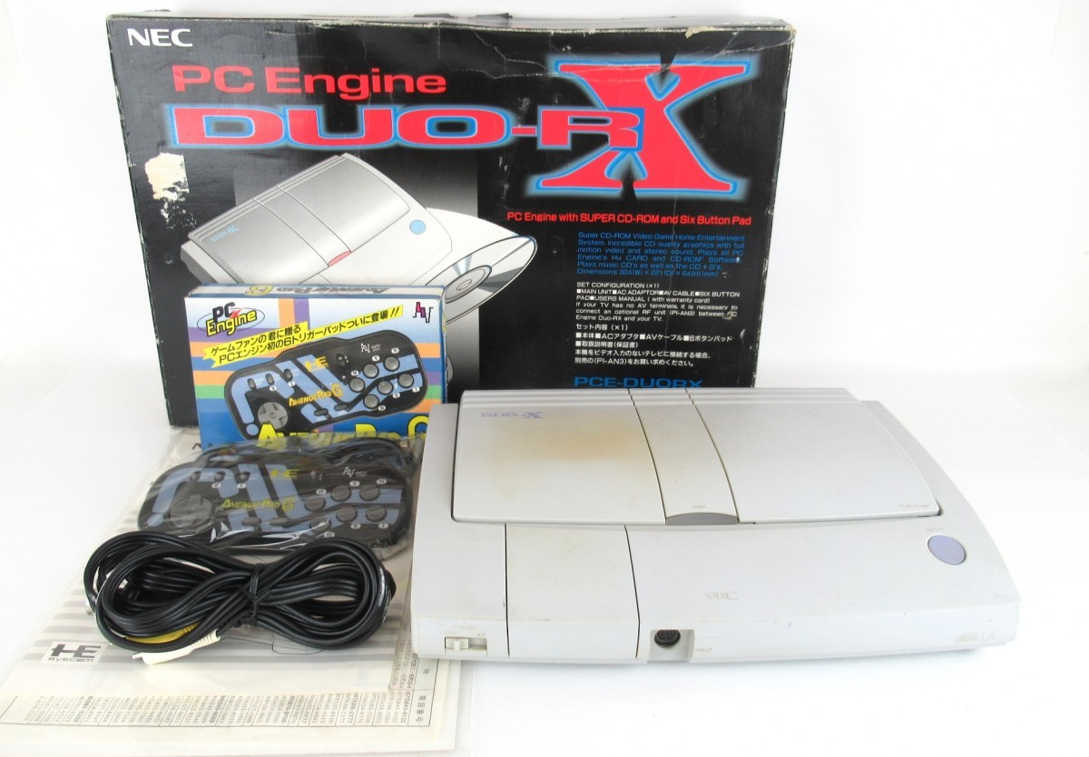 日本製人気 PCエンジンDUO-R 箱説明書付き本体セット 人気