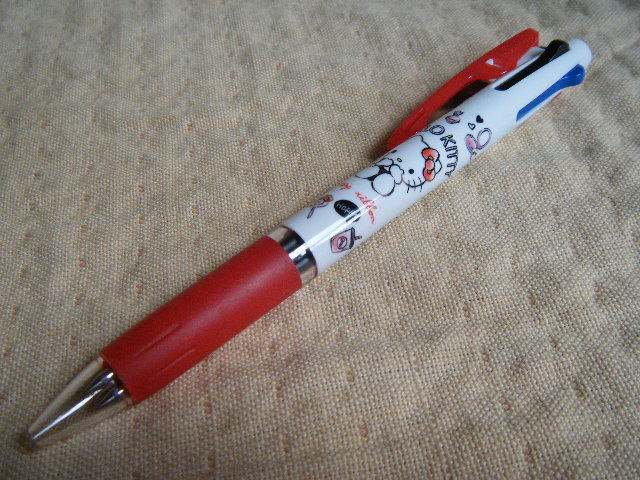 新品未使用♪ハローキティ ジェットストリーム 3色ボールペン 0.5mm　三菱鉛筆　JETSTREAM　日本製　HELLOKITTY　_画像1
