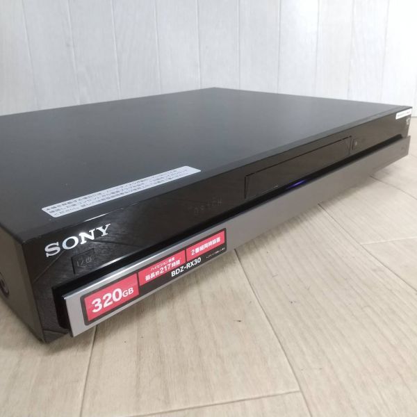 A824-U20-812 SONY ソニー デジタルハイビジョンチューナー内蔵HDD搭載ブルーレイディスク/DVDレコーダー BDZ-RX30 通電・動作確認済み ⑧