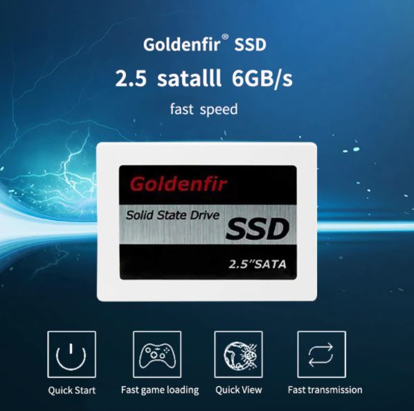 【最安】新品 SSD 500GB Goldenfir SATA3 / 6.0Gbps 未開封 ノートPC デスクトップPC 内蔵型 パソコン 2.5インチ 高速 NAND TLC_画像5