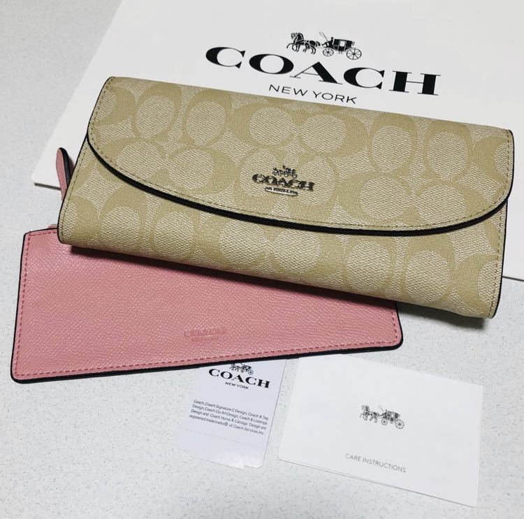 超人気の小物即日発送】 その他財布-☆COACH コーチ 長財布 F52601 二つ折り財布