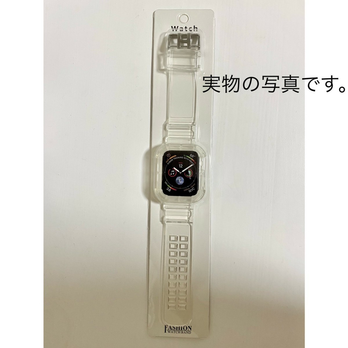 PayPayフリマ｜Apple Watch クリアベルト 透明 38/40mm 42/44mm 韓国