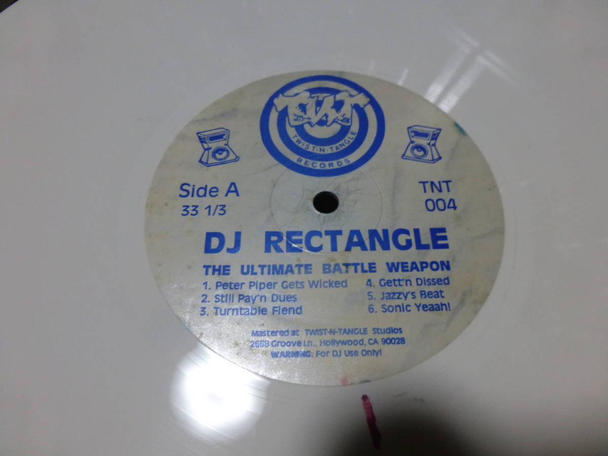 【run dmc/peter piperネタ収録/us original】dj rectangle/バトブレ/tnt004_画像1