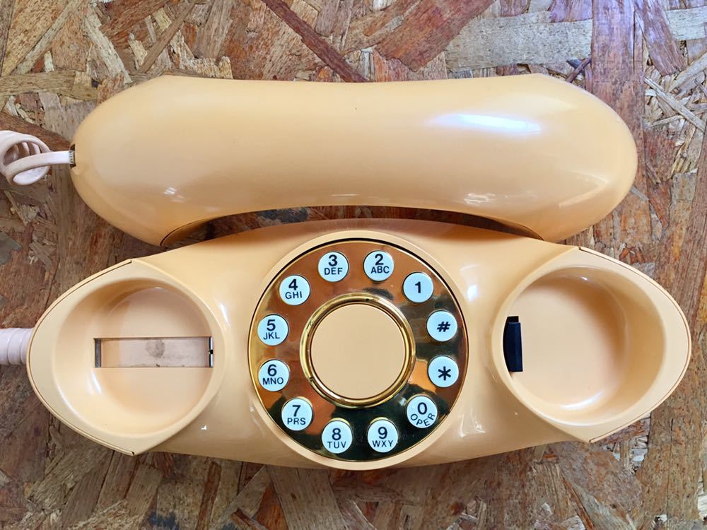 ATC Genie Phoneji- knee phone telephone machine Mid-century Space Age USA Vintage retro rare rare 