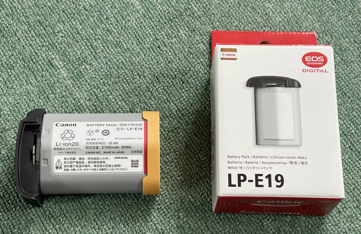 CANON LP-E19 EOS R3 バッテリー 劣化なし www.toguuk.com