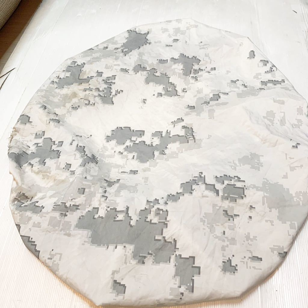 米軍放出品　アメリカ海兵隊　USMC MARPAT マーパットスノーデジタル迷彩　ILBE バッグ フィールドパック用カバー　中古 78cm_画像1