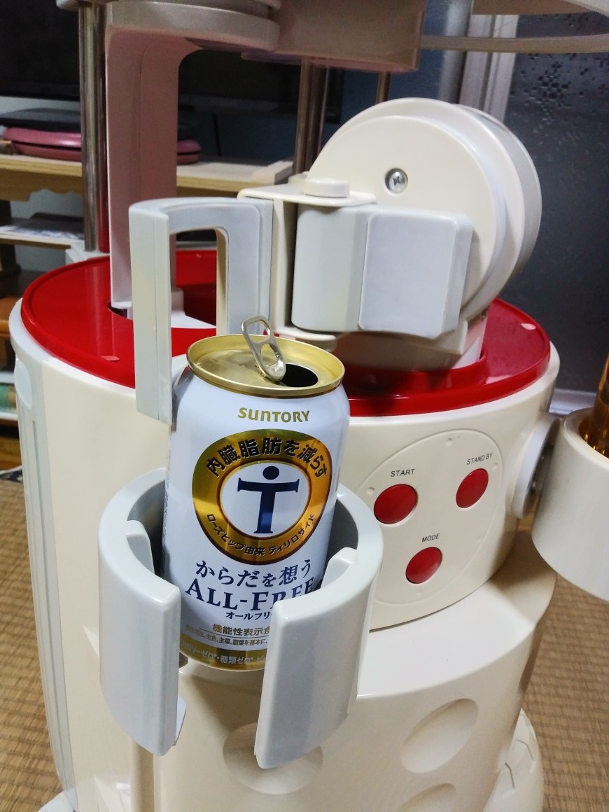 アサヒビール懸賞品 「本生ロボッ庫」 ROBOCCO ロボット冷蔵庫 HON-NAMA ROBOCCO ASAHI BEER_画像7