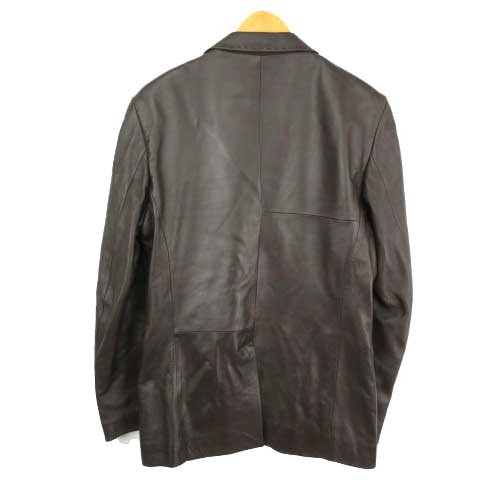 ポールスミス PAUL SMITH テーラードジャケット ラムレザー 羊革