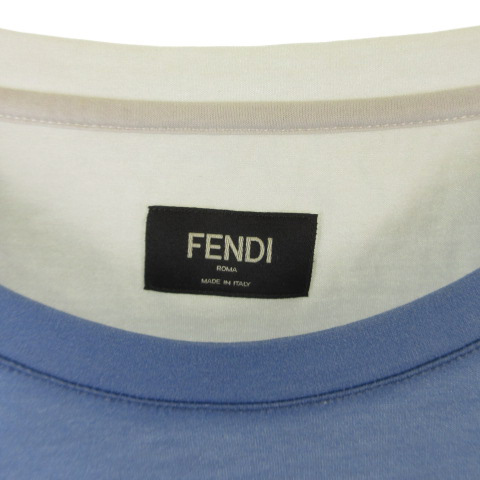 フェンディ FENDI FILA フィラ 半袖 Tシャツ MANIA ZUCCA LOGO TEE S/S