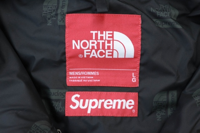 シュプリーム SUPREME ×The North Face TNF ノースフェイス 18AW Expedition Jacket パーカー ジャケット L 赤 白 中古☆AA★ 201124 0450_画像3