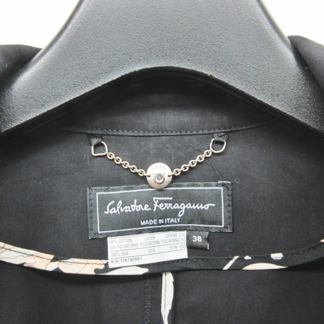 レビュー高評価の商品！ Salvatore BLK Ferragamo Salvatore ロング