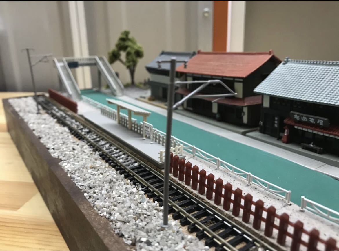 Yahoo!オークション - Nゲージ ジオラマ 街道 沿い 無人 駅 Yahoo!オークション - Nゲージ ジオラマ 街道 沿い 無人 駅