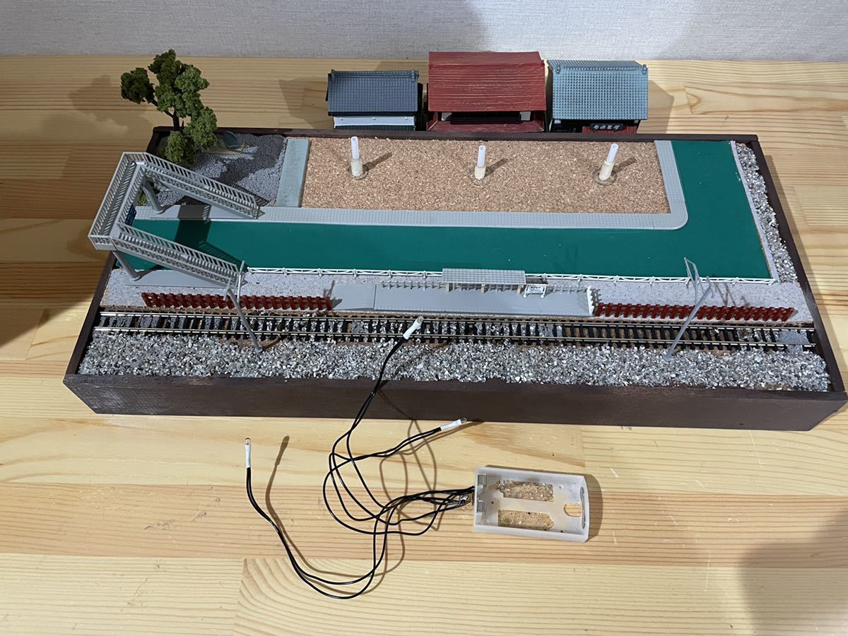 Nゲージ ジオラマ レイアウト 地方 ローカル 線 木造 駅 舎 情景 Nゲージ ジオラマ レイアウト 地方 ローカル 線 木造 駅 舎 情景