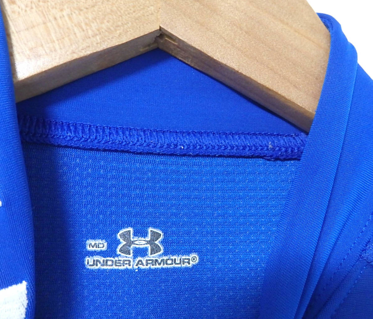 【送料無料】アンダーアーマーTシャツ/MDサイズ　コンプレッションウェア　青　半袖