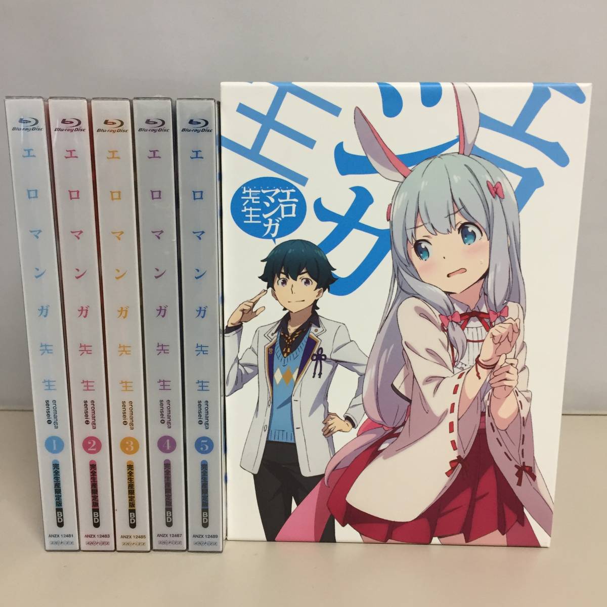 エロマンガ先生 Blu-ray 全6巻 OVAセット(2,3巻のみ開封済）