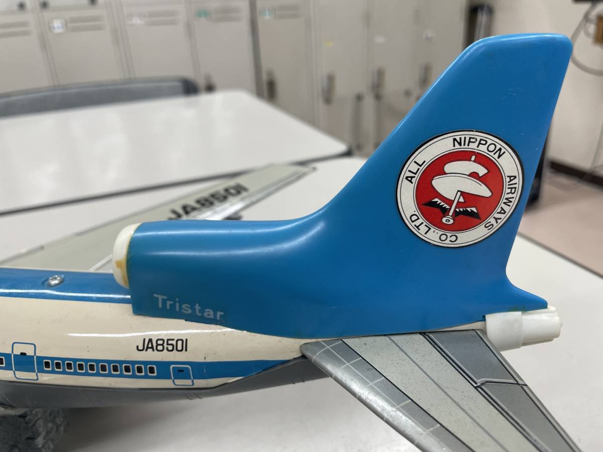 ★昭和レトロ 全日空 ブリキ 飛行機 L-1011 トライスター レトロ Yahoo!オークション - ブリキ 全日空 ロッキードL-1011トライ