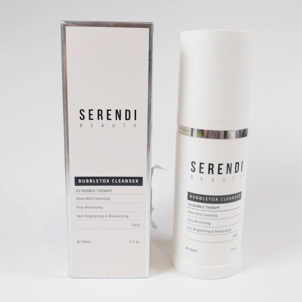  with translation Korea cosme *SERENDI BEAUTY Bubble TOX cleanser 100ml