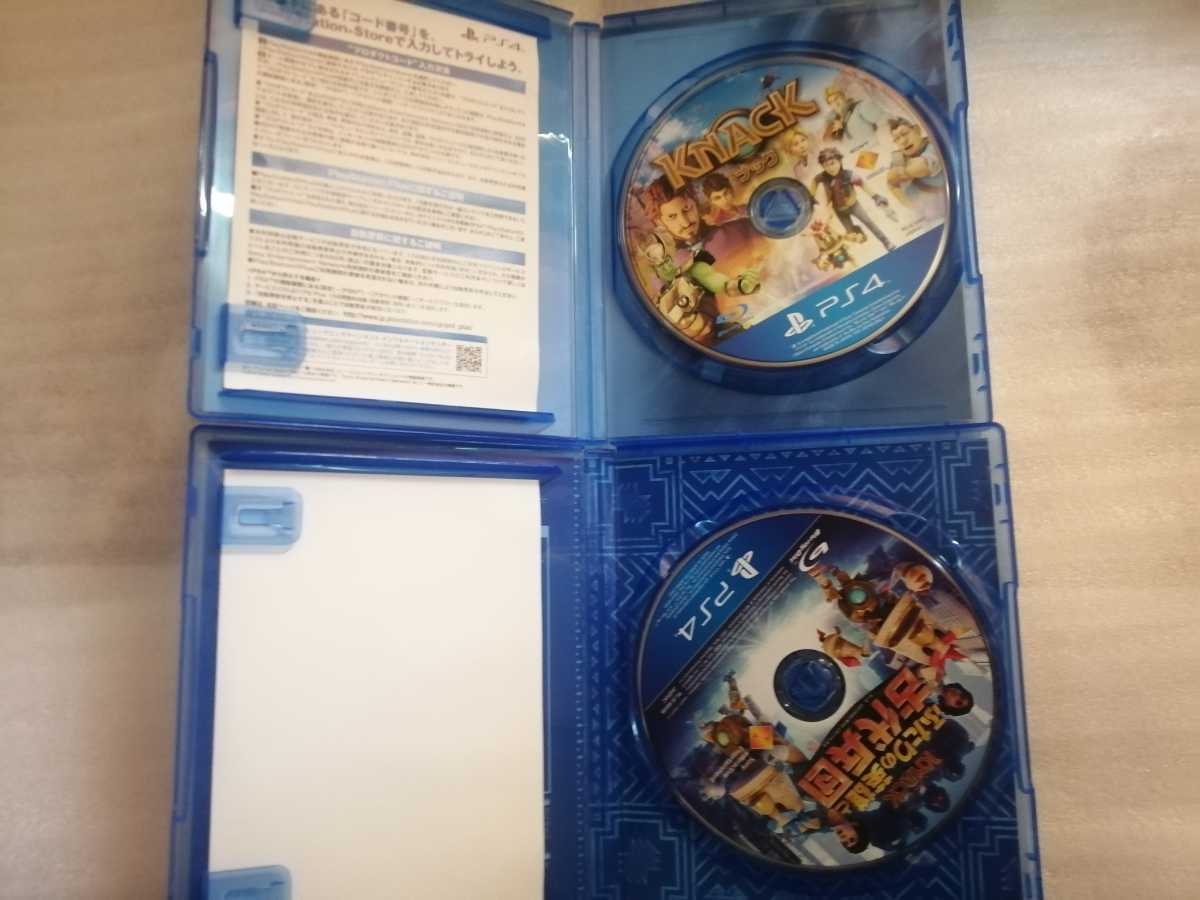 中古PS4:KNACK　ナック+ナック　ふたりの英雄と古代兵団_画像2