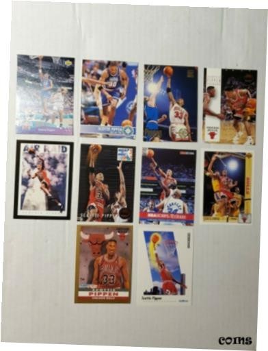 最低価格の トレーディングカード Scottie Pippen Chicago Bulls 10 Card Lot Asst #8262 その他