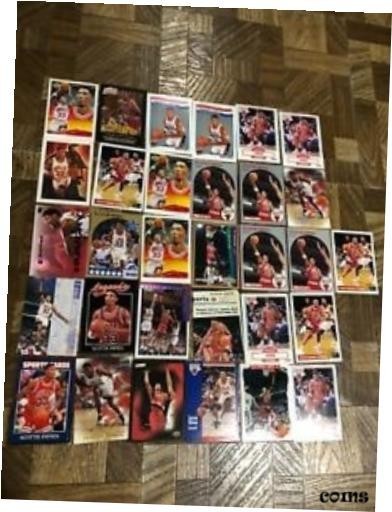 トレーディングカード Scottie Pippen 31 Card Lot， Chicago Bulls， HO #8914 アンティーク、コレクション トレーディングカード