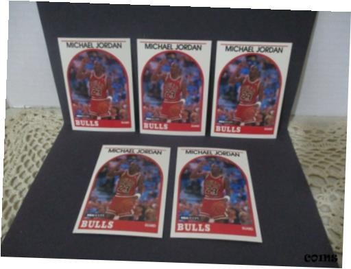 【爆売り！】 トレーディングカード Lot of 5 1989-90 Hoops Michael Jordan Cards # #7679 adfgj8qtKvwzEFX3-27139 その他