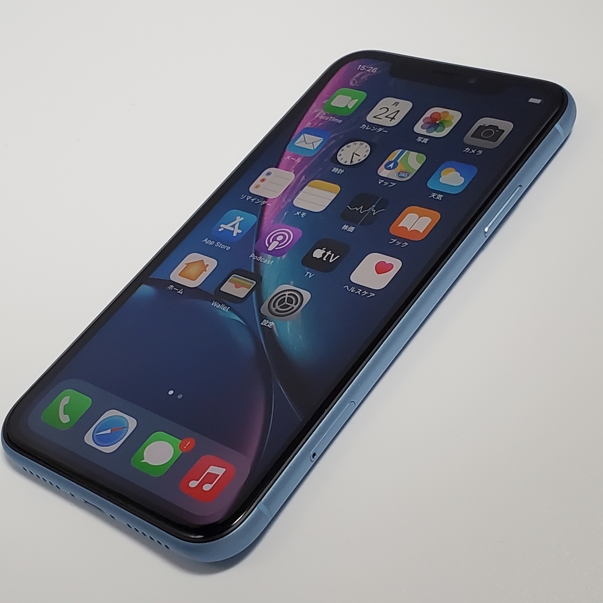 限定数のみ! iPhone XR Blue 64 GB Softbank - スマートフォン本体