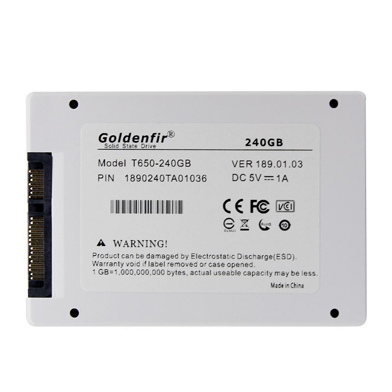 SSD Goldenfir 240GB SATA3 / 6.0Gbps 新品 2.5インチ 高速 NAND TLC 内蔵 デスクトップPC ノートパソコン H770_画像4