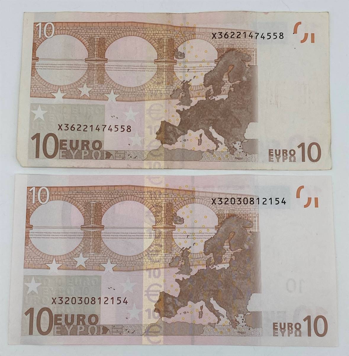 海外紙幣 【 ユーロ紙幣 3種 4枚 45ユーロ分 】 まとめ EURO ヨーロッパ 外国紙幣 コレクション YS_画像6