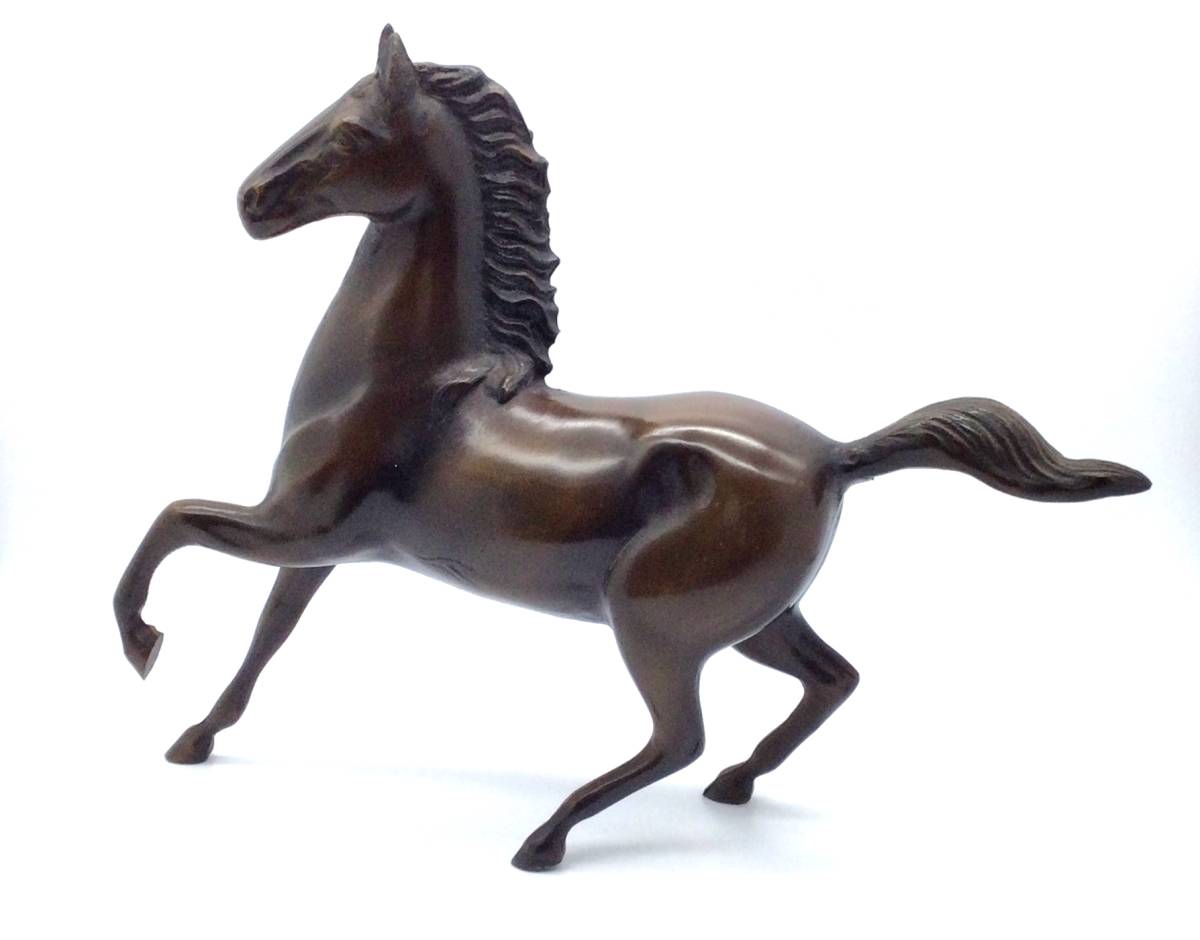 Yahoo!オークション - 置物【 勇馬 】ブロンズ像 銅像 彫刻 Yahoo!オークション - 置物【 勇馬 】ブロンズ像 銅像 彫刻