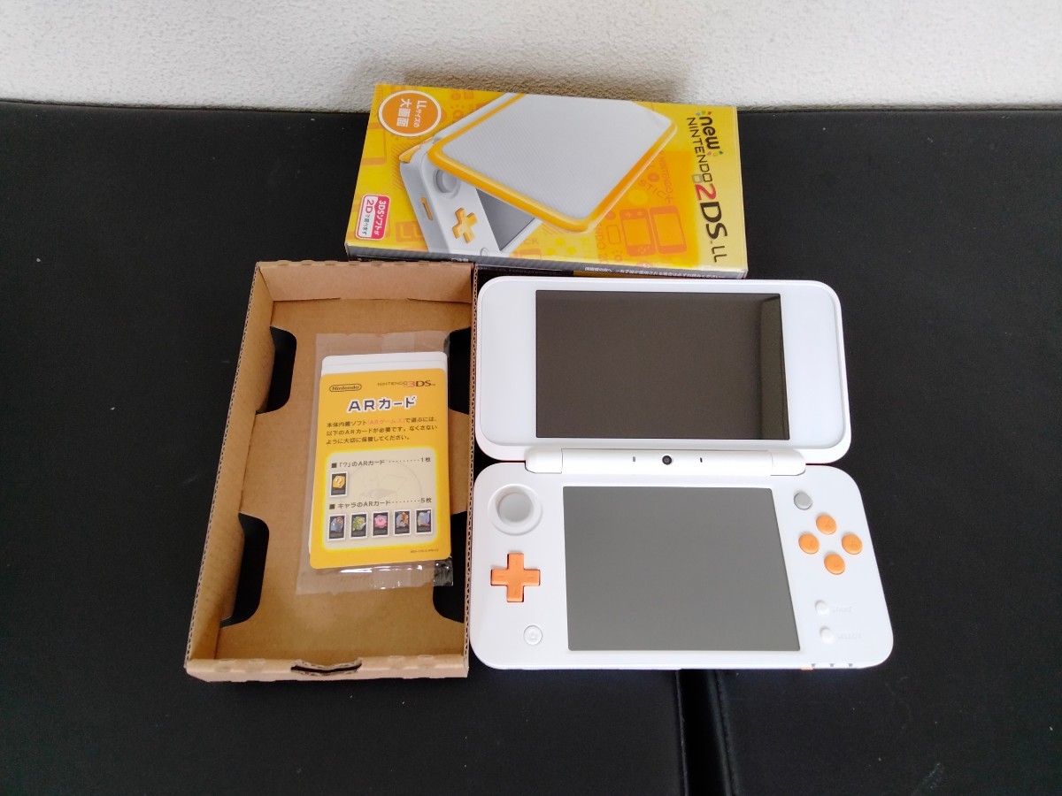 美品です Newニンテンドー 2DS LL ホワイト オレンジ(¥16,000