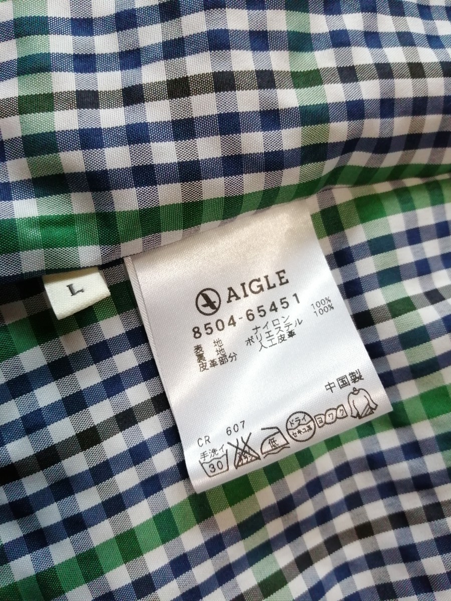 未使用品 AIGLE エーグル ステンカラーコート スプリングコート