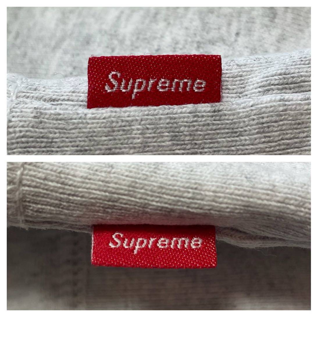 L Supreme Box Logo Crewneck Sweatshirt Large Ash Grey 18FW シュプリーム ボックス ロゴ  ボックスロゴ アッシュグレー トレーナー 18AW