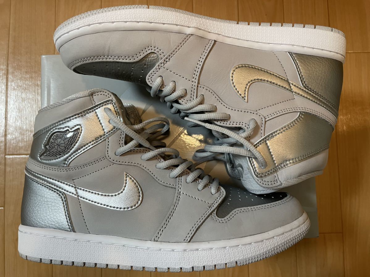 27cm NIKE AIR JORDAN 1 HIGH OG CO JP TOKYO NEUTRAL GREY METALLIC SILVER ナイキ  エア ジョーダン ハイ エアジョーダン1 スニーカー