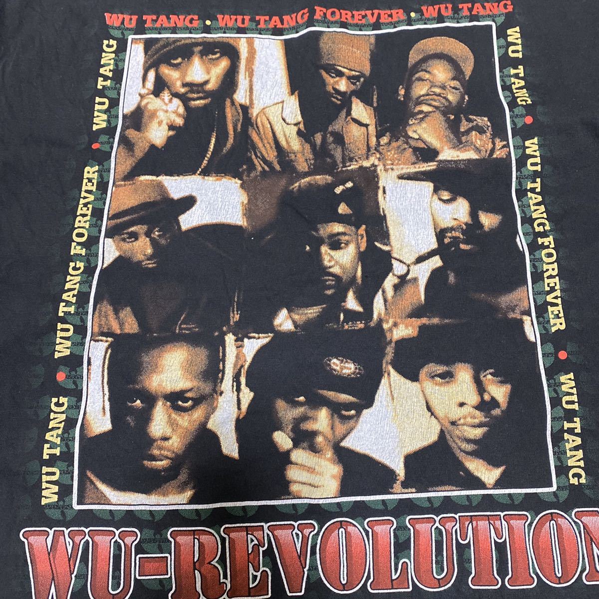 90S WU TANG CLAN WU-REVOLUTION Bootleg Vintage tee shirt ウータンクラン ヴィンテージ ビンテージ Tシャツ raptee 2pac sade biggie_画像4