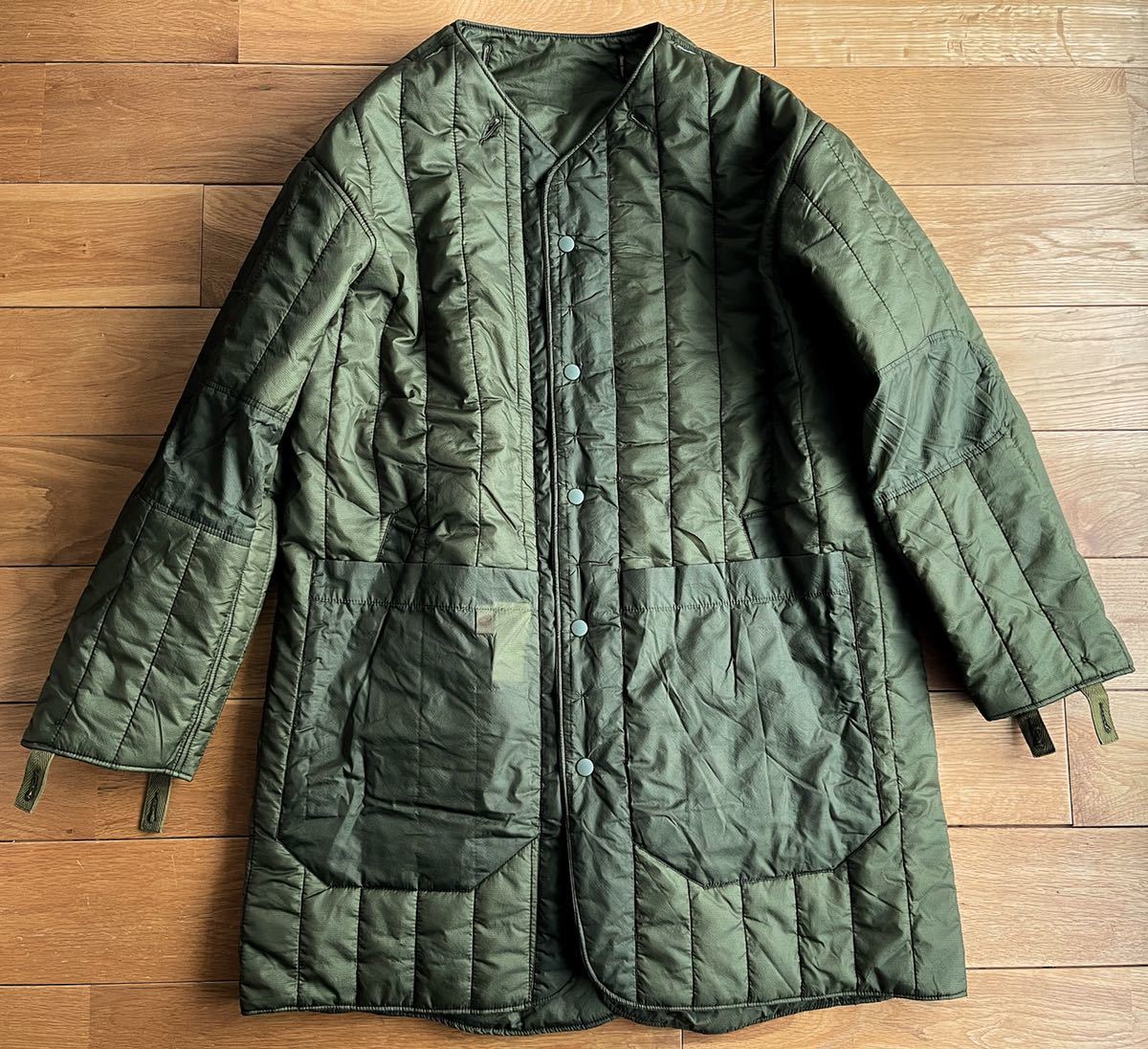 [ новый товар 2021F/W]Engineered Garments LINER JACKET NYLON MICRO RIPSTOP Olive S одежда, сконструированная и изготовленная на научной основе подкладка пальто оливковый 