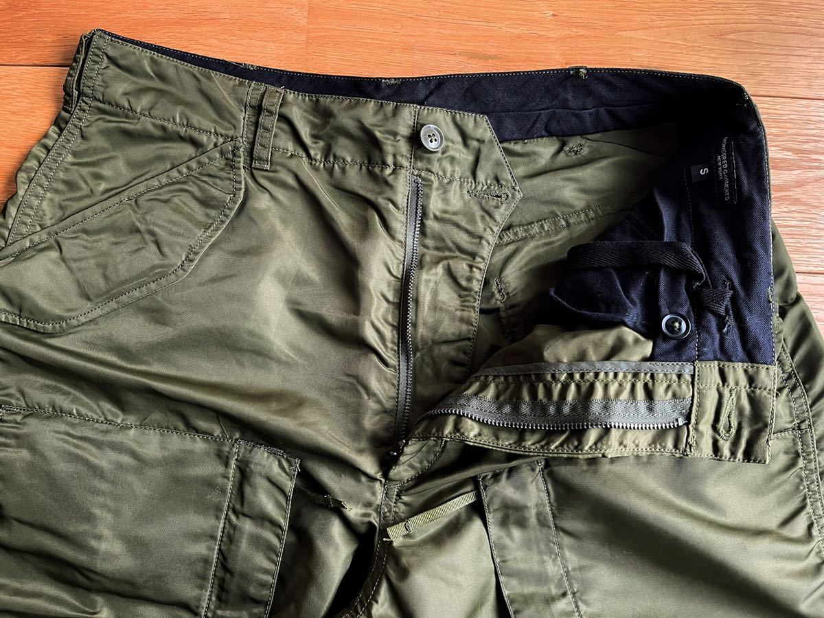 新品 2021 FW】Engineered Garments AIRCREW PANT FLIGHT SATIN NYLON