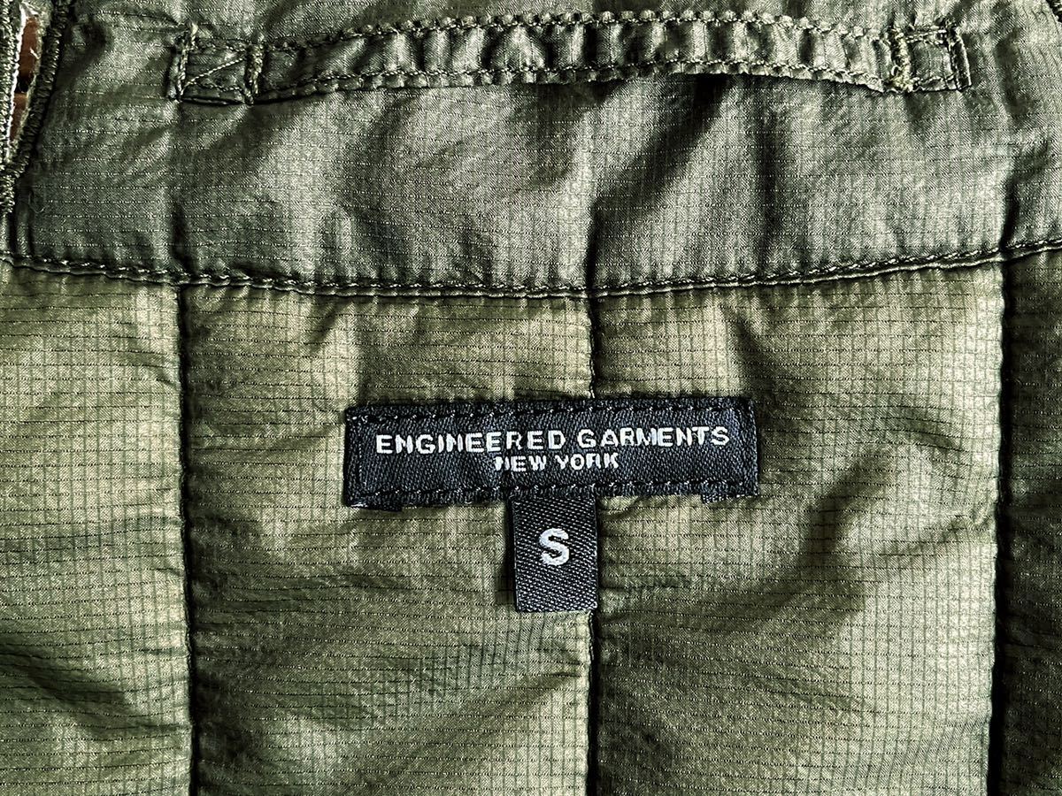 [ новый товар 2021F/W]Engineered Garments LINER JACKET NYLON MICRO RIPSTOP Olive S одежда, сконструированная и изготовленная на научной основе подкладка пальто оливковый 