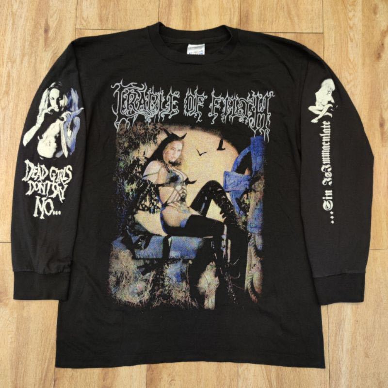 お1人様1点限り】 cradle of filth 90s XL クレイドルオブフィルス T