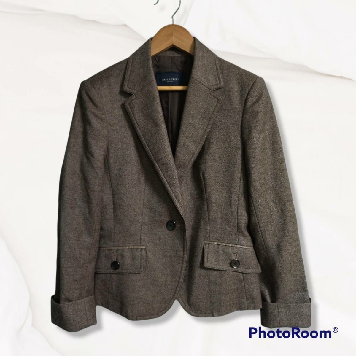 ↓値下げ中↓【BURBERRY】美品!ジャケット カシミヤ混 三陽商会-