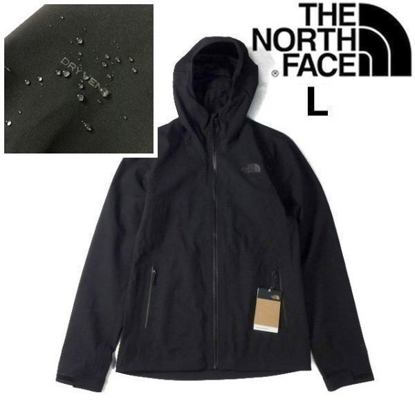 1円～!売切!【正規新品】THE NORTH FACE BARR LAKE JACKET マウンテンパーカー US限定 防水透湿 アウトドア キャンプ 撥水(L)黒 180915-100_画像1