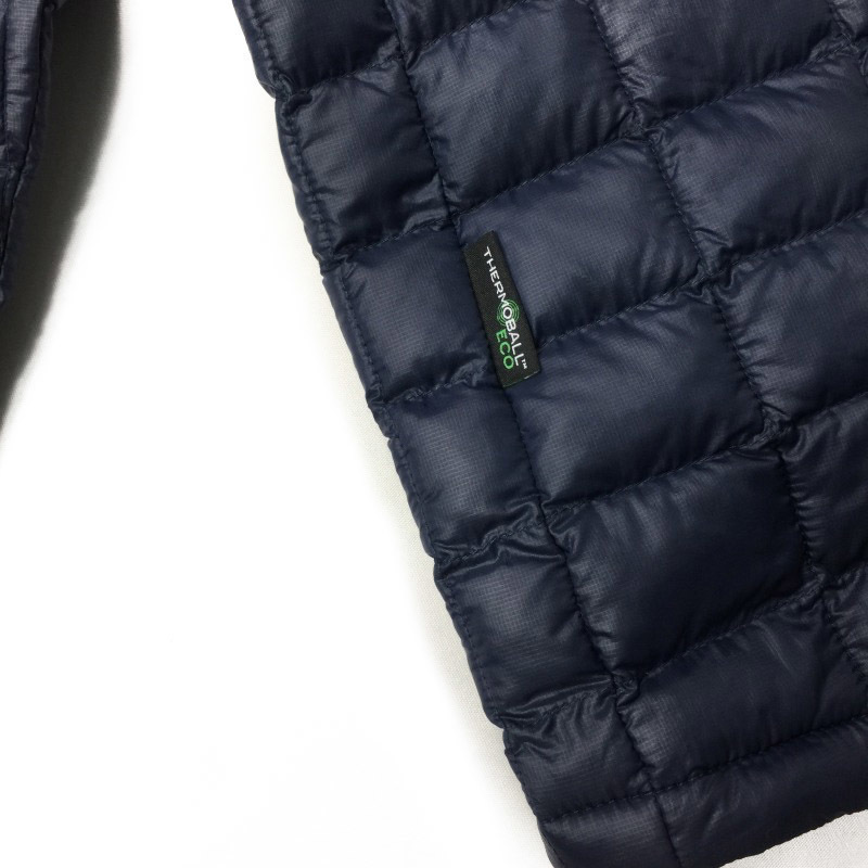 1円～!売切!【正規新品】THE NORTH FACE THERMOBALL ECO JACKET キルティングジャケット US限定 軽量 パッカブル 保温性(M)紺 190122-175_画像7