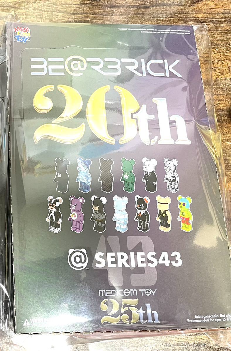 送料無料 1BOX 未開封 BE@RBRICK series 43 ベアブリック シリーズ 43