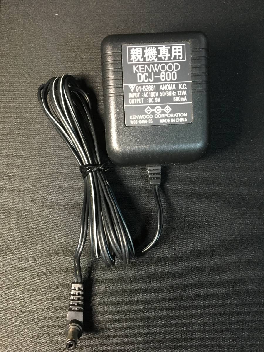 l【ジャンク】KENWOOD 電話機 IS-W54D 受話器(IB-K747)ACアダプタ(DCJ-600)付き　ケンウッド_画像7