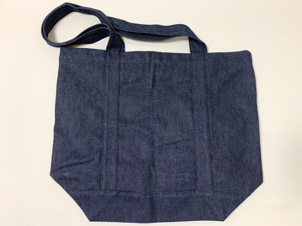 新品《 RAF SIMONS ラフシモンズ 》Denim tote bag ( indigo ) デニム