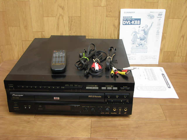 3 Pioneer パイオニア DVL-K88 DVD/LDカラオケプレーヤー 2004年製