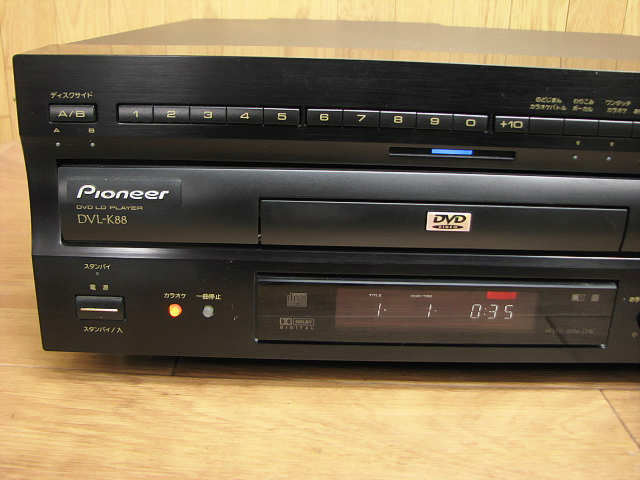3 Pioneer パイオニア DVL-K88 DVD/LDカラオケプレーヤー 2004年製